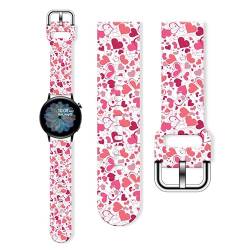 Kompatibel mit Apple Watch Armband, 38 mm, 40 mm, 41 mm, 42 mm, 44 mm, 45 mm, 49 mm, Valentinstagsgeschenk für Damen, Größe S (20 mm), 02) von Famnlavo