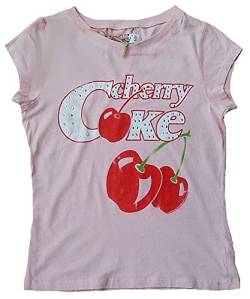 Famous Forever Damen Lady T-Shirt Rosa Light Pink Official Cherry Coke Merchandise Strass Kirsch Cola Kult Retro Vintage Löcher Kragen S 36 von Famous Forever