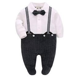 Famuka Baby Junge Anzug Taufe Hochzeit Partei Babykleidung (Weiß, 12-18 Monate) von Famuka