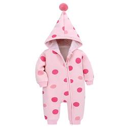 Famuka Baby Strampler Jungen Mädchen Spieler Overall Outfit Schlafanzug Baby Kleidung (12 Monate, 73, Rosa) von Famuka