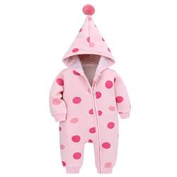 Famuka Baby Strampler Jungen Mädchen Spieler Overall Outfit Schlafanzug Baby Kleidung (18 Monate, 80, Rosa) von Famuka