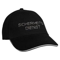 Fan-O-Menal Textilien Baseballcap mit Einstickung Sicherheitsdienst 68135 Farbe schwarz von Fan-O-Menal Textilien