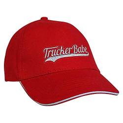 Fan-O-Menal Textilien Baseballcap mit Einstickung Trucker Babe 69956 Farbe rot von Fan-O-Menal Textilien