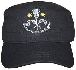 Military-Cap mit Einstickung - Schornsteinfeger - 60571 schwarz von Fan-O-Menal