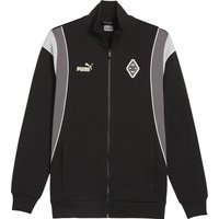 Fanartikel Borussia Mönchengladbach Sweatjacke, Stehkragen, Logo, für Herren, schwarz, L von Fanartikel