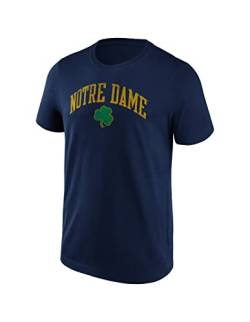 College Football Notre Dame Fighting T-Shirt ** Irish Arched City ** Navy (as3, Alpha, s, Regular, Regular) von Fanatics