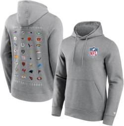 Fanatics NFL All Team Logo Männer Kapuzenpullover grau S von Fanatics