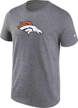 Fanatics NFL Crew Denver Broncos T-Shirt Herren grau/rot, S von Fanatics