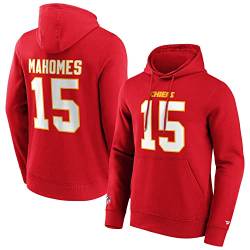 Fanatics NFL Kansas City Chiefs Hoodie Herren Kapuzenpullover rot (XXL, rot) von Fanatics