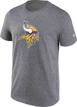 Fanatics - NFL Minnesota Vikings Primary Logo Graphic T-Shirt Farbe Grau, Größe 3XL von Fanatics
