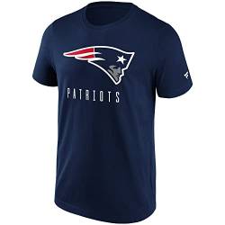 Fanatics NFL New England Patriots Seasonal Essentials T-Shirt Herren dunkelblau/rot, L von Fanatics