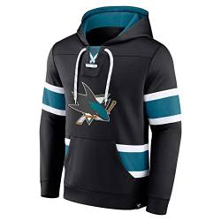 Fanatics NHL San Jose Sharks Hoody Iconic Exclusive Pullover Hoodie Kaputzenpullover XL von Fanatics