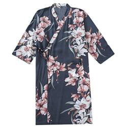 Fancy Pumpkin Elegante japanische Frauen Robe Morgenmantel Kimono Pyjamas Nachthemd [Größe L, 01] von Fancy Pumpkin