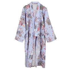 Fancy Pumpkin Kimono Kleid Pyjama für Herren Gr. 42, Violet206 von Fancy Pumpkin