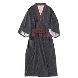 Fancy Pumpkin Kimono Kleid Pyjama für Herren Gr. L, Khaki1195L von Fancy Pumpkin