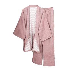 Fancy Pumpkin Kimono-Pyjama f¨¹r Herren von Japanese Nightgown Medium Thick [Rot, Gr??e L] von Fancy Pumpkin