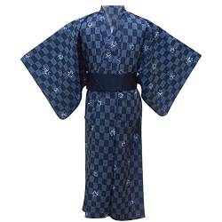 Herren japanischer Yukata japanischer Kimono Home Robe Pyjamas Morgenmantel Gr??e L-F3 von Fancy Pumpkin