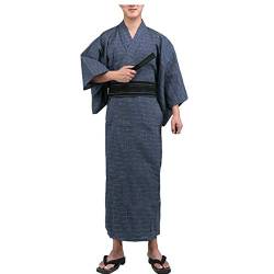 Jinbei Herren japanischer Yukata japanischer Kimono Home Robe Pyjamas Morgenmantel # 11 [Größe M] von Fancy Pumpkin