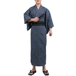 Jinbei Männer japanische Yukata japanische Kimono Home Robe Pyjamas Morgenmantel # 11 [Größe L] von Fancy Pumpkin