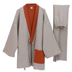 Phantasie Kürbis Männer im japanischen Stil Roben lose dickere warme Winter Kimono Pyjamas Suit-A Größe M von Fancy Pumpkin