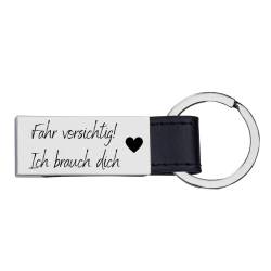 Schlüsselanhänger Fahr vorsichtig ich brauch dich Schutzengelgeschenk Geschenk für Ihn Männer und Frauen Freundin Valentinstag von Fancychain