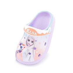 Fancyland Clogs Kinder Anna und ELSA- nisex Kinder Clogs Gartenschuhe Hausschuhe Jungen Mädchen (Lila, eu_Footwear_Size_System, Little_Kid, Women, Numeric_Range, medium, Numeric_29, Numeric_30) von Fancyland