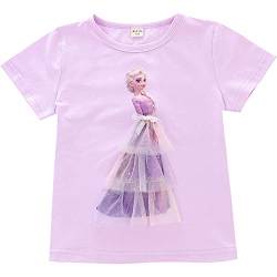 T-Shirt Anna & ELSA Eiskönigin 2 Mädchen Kurzarm Shirt Kinder von Fancyland