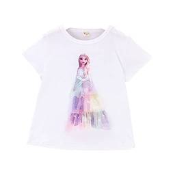 T-Shirt Anna & ELSA Eiskönigin 2 Mädchen Kurzarm Shirt Kinder von Fancyland