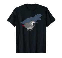 T-Rex African Grey Shadow Congo Papagei Dino Pet Bird Lover T-Shirt von FandomizedRose