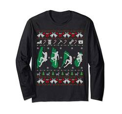 Funny Climbing Ugly Christmas Sweater Gift for Men Women Langarmshirt von Fandy Christmas Clothing