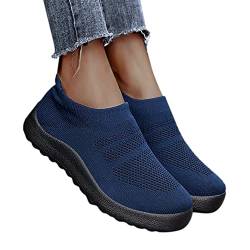 Fannyfuny Laufschuhe Damen Sneaker Running Tennis Schuhe Luftkissen Arbeitsturnschuhe Lässige Slip On Walkingschuhe Elegante Schuhe Trekkingschuhe Outdoor Joggen Running Schuhe Tennis Atmungsaktiv von Fannyfuny