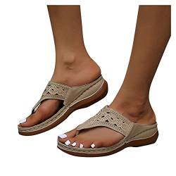 Fannyfuny Pantoletten Damen Mit Absatz - Damen Pantoletten Korfu - Modische Sandalen mit 2 verstellbaren Riemen - Herren Hausschuhe mit Sohle aus feinstem Veloursleder und Natur Kork-Fussbett 37-42 von Fannyfuny