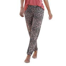 Hosen Damen Locker Damen Pant Lange Haremshose Schlupfhose Boho Strandhose Leicht Freizeithose Loose Sommerhose Frauen Hose mit Taschen Straight Bein Hose Sommerhose Stoffhose Jogginghose Yogahose von Fannyfuny