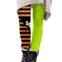 Thermo Leggings Damen Winter Wanderhose Wasserabweisend gefütterte Strumpfhosen Laufhose Outdoor Hosen Halloween Drucken Thermoleggins Lustig Bleistifthose Stretch Mode Hosen Lang Yogahose Jogginghose von Fannyfuny