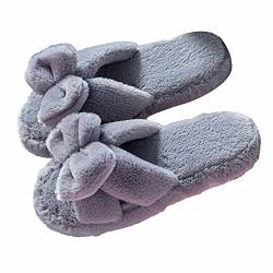 Warme Hausschuhe Damen, Slippers Memory Foam Indoor Outdoor Winter Filzhausschuhe Slippers Plüsch Flauschige Schlappen Plüsch Filzpantoffeln Patschen Filzpantoffeln Winterhausschuhe von Fannyfuny