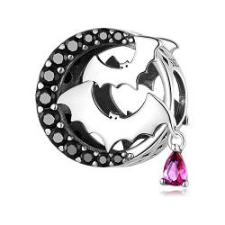 925 Sterling Silber Halloween Fledermaus Charm Bead für Pandora Armband von Fanona