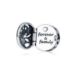 Für immer Baum Charms passend für Pandora Charm Armband 925 Sterling Silber Familie Forever Bead Charm für Frauen Mädchen mit Geschenkbox von Fanona