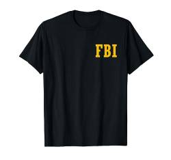 Federal Bureau of Investigation FBI Kostüm Front/Back Print T-Shirt von Fantabulous Acc