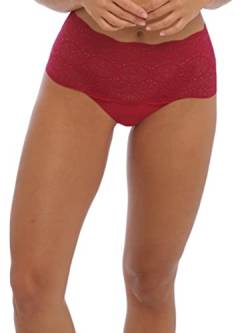 Fantasie Damen Lace Ease Invisible Stretch Full Slip Unterwäsche im Bikini-Stil, rot, One Size von Fantasie