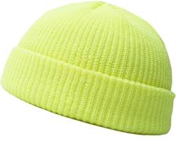 Faringoto Beanie Mütze Winter Outdoor Sport Geschenke Strumpffüller für Männer Frauen, fluoreszierendes gelb, Einheitsgröße von Faringoto