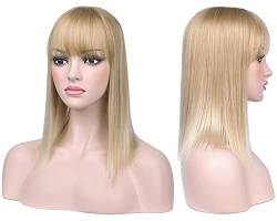 Faringoto Clip in Bangs for Women Echthaar Haarteil Clip in Hair Toupet von Faringoto