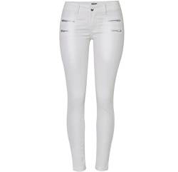 Faringoto Damen Pu Slim Pants Kunstleder Stretch Skinny Jeans Bleistifthosen Bikerhose, 299, S von Faringoto