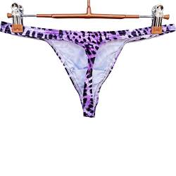 Faringoto Herren Leopard Tanga Unterwäsche Bikini Low Rise Brief von Faringoto
