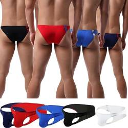 Faringoto Männer Badeanzug Strand Slips Gesetz Taille Bikini Sommer Homosexuell Badeanzug Shorts, 9er-Pack, M von Faringoto