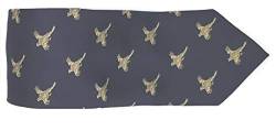 Luxus Gewebte Krawatte mit Fliegend Fasane auf Marineblau Blau Hintergrund - Großartig für ein Spiel Schießen Tag oder zu Tragen Generell (926) von Farm Cottage Brands