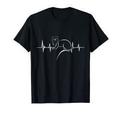 Ferret Heartbeat Frettchen Liebhaber Frettchen Herzschlag T-Shirt von Farm n' Fancy