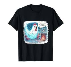Poultrygeist Fowl Spirit Lustig Huhn Gespenst Bauernhof-Tie T-Shirt von Farm n' Fancy