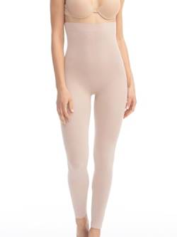 FarmaCell 133 (Beige, 2XL/3XL) Massierende Leggings hohe Taille Anti Cellulite von FarmaCell