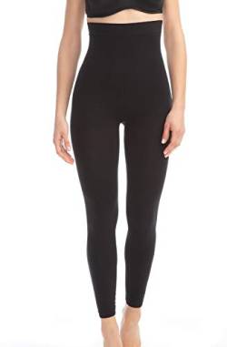 FarmaCell 133 (Schwarz, 2XL/3XL) Massierende Leggings hohe Taille Anti Cellulite von FarmaCell