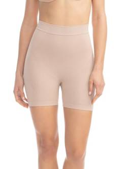 FarmaCell 302 (Beige, S/M) Massierende Mini Shorts mit Pushup Effekt auf das Gesäß von FarmaCell